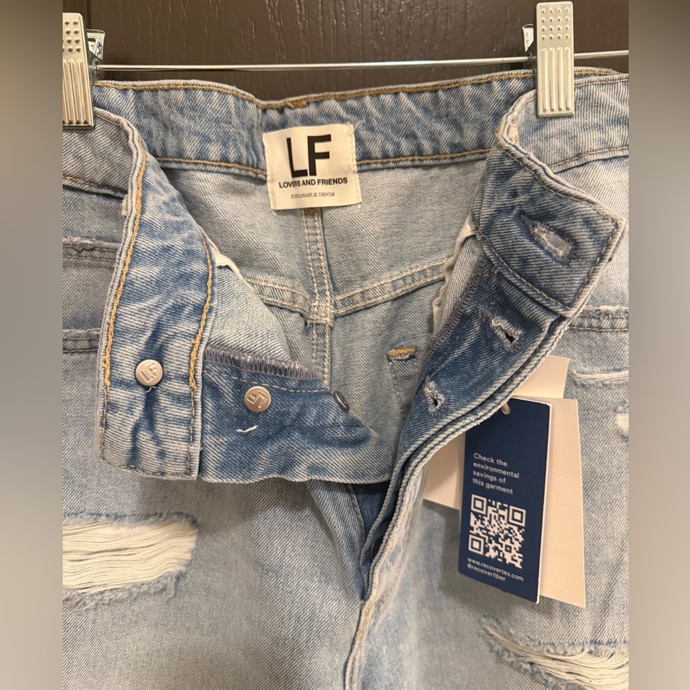 Lovers and Friends Ryan High Rise Straight | Size 29 | Summer | NWT - Picture 7 of 8